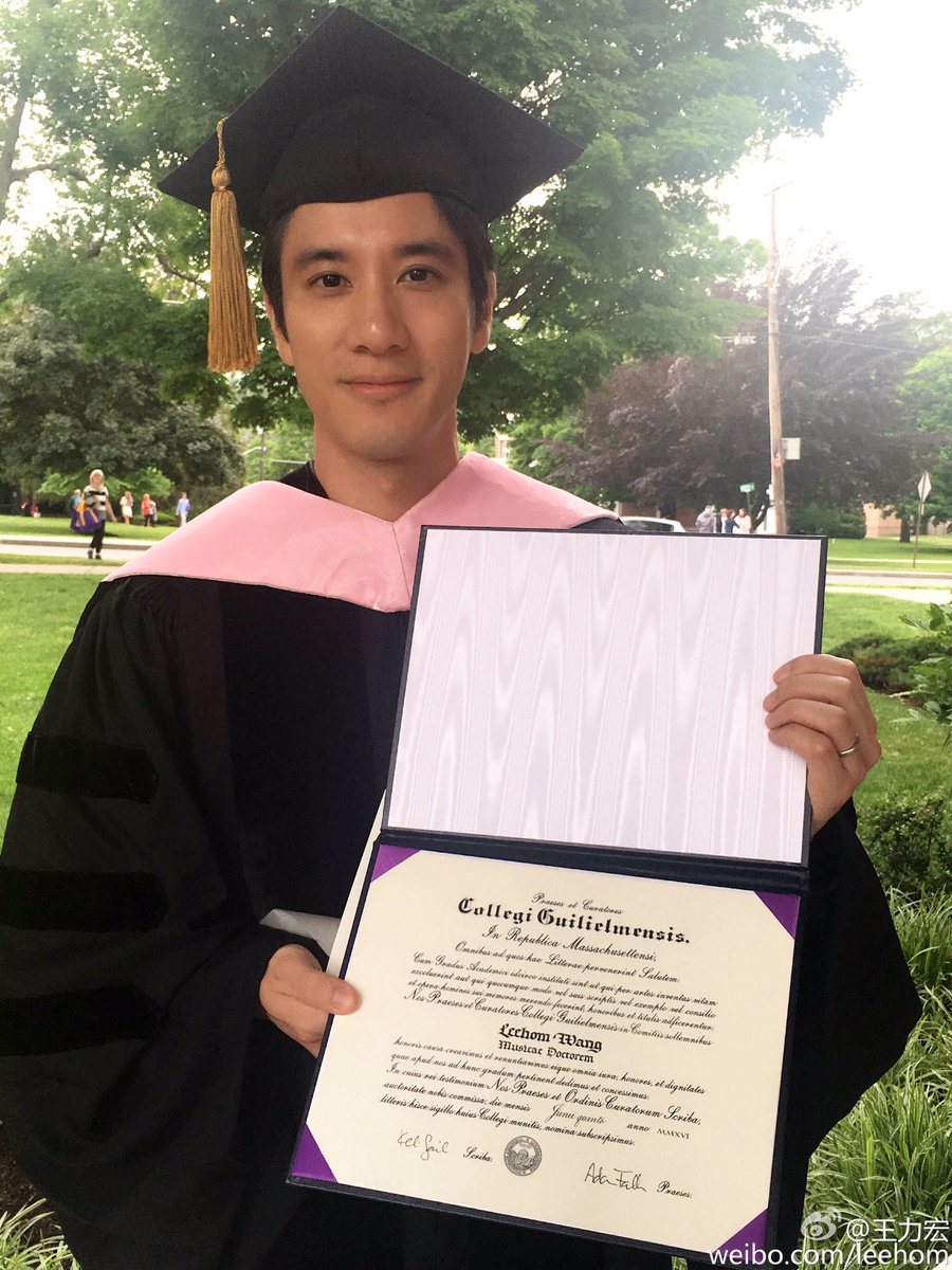 OurHomeUK's tweet photo. Congratulations @wangleehom on receiving your honorary degree at Williams College! So proud of you! #williams2016 https://t.co/7UIkaXZxTY