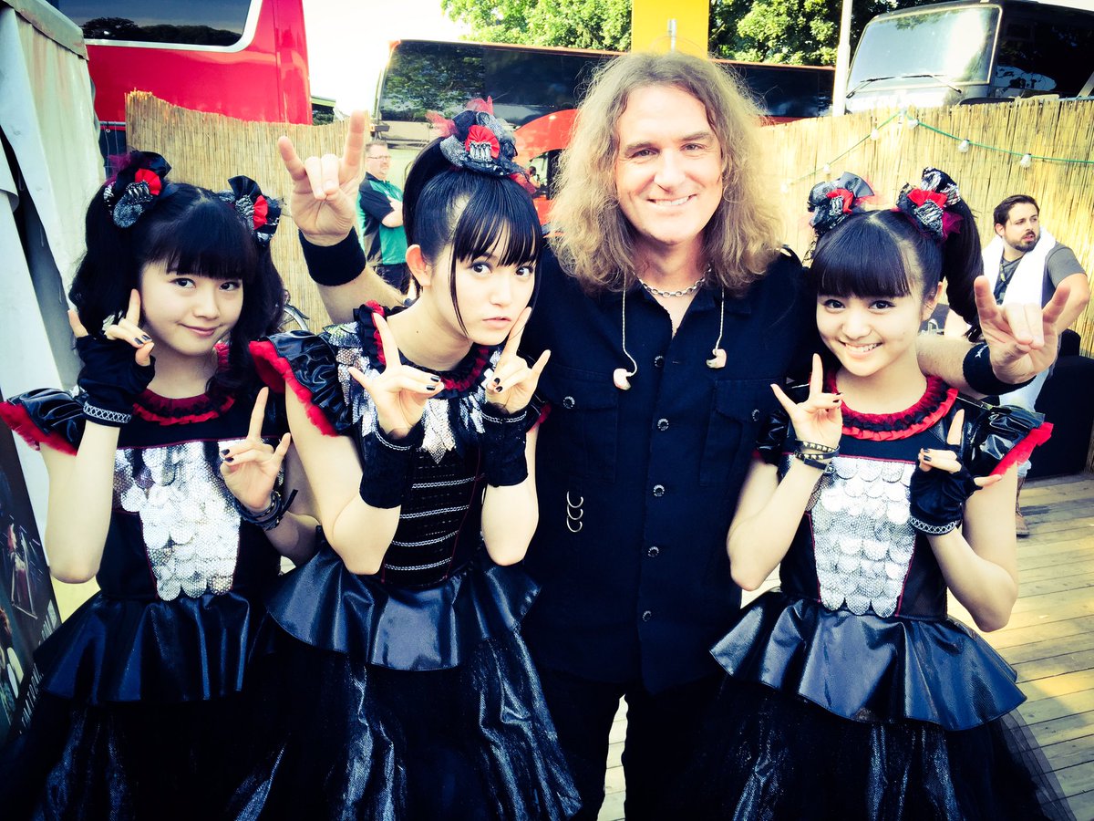 Babymetal It S Good To See You Again Ellefsondavid David Ellefson From Megadeth Babymetal Fortarock Megadeth Babymetal It S Good To See You Again Ellefsondavid David Ellefson From Megadeth Babymetal Fortarock Megadeth