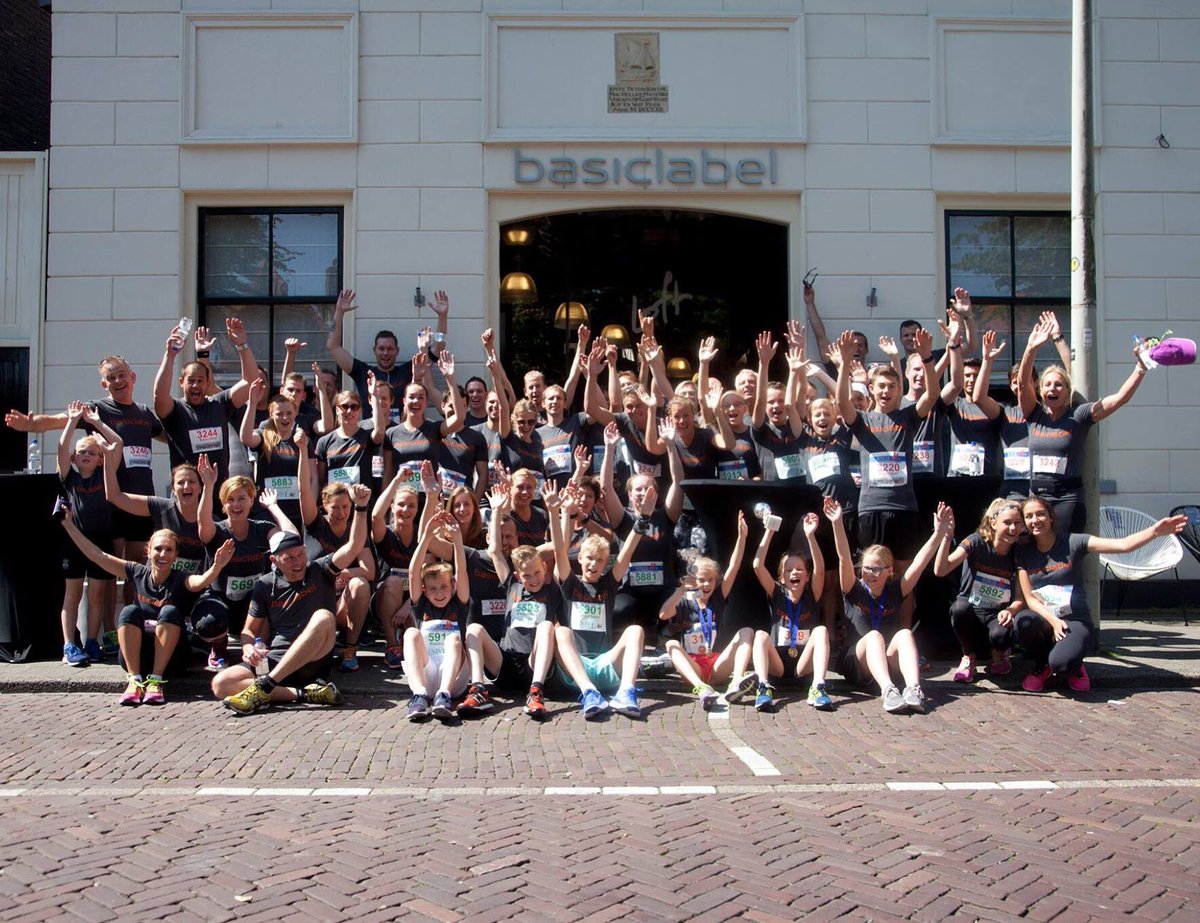 We did it! Team Basiclabel @ Marathon Hoorn #marathonhoorn #basiclabel #hoorn #adidas