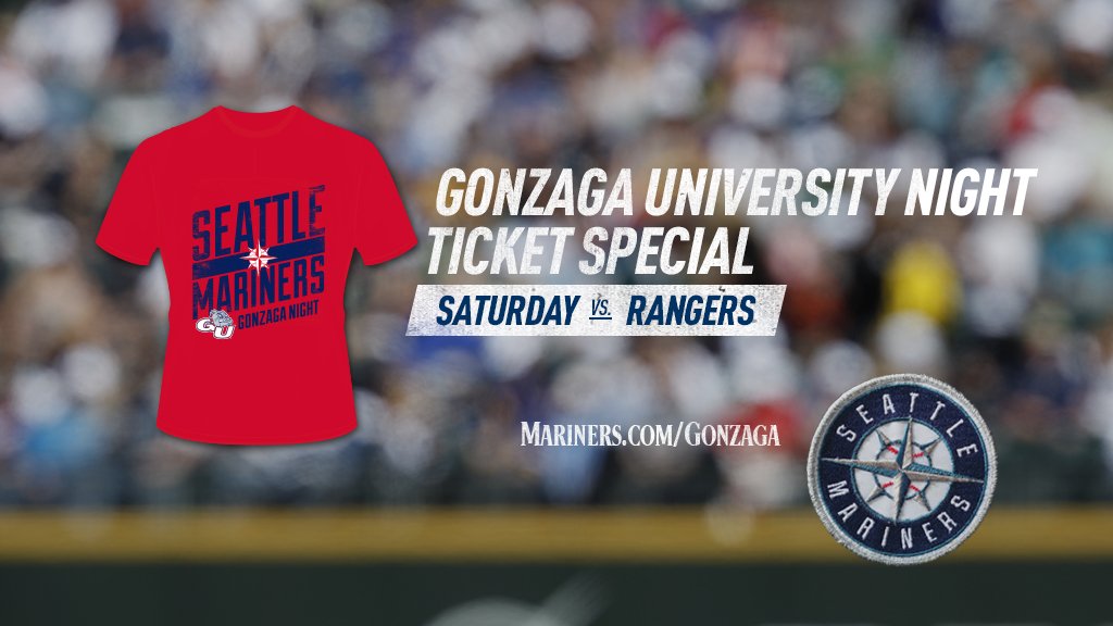 Seattle Mariners on Twitter "Zags, your night at the ballpark is next