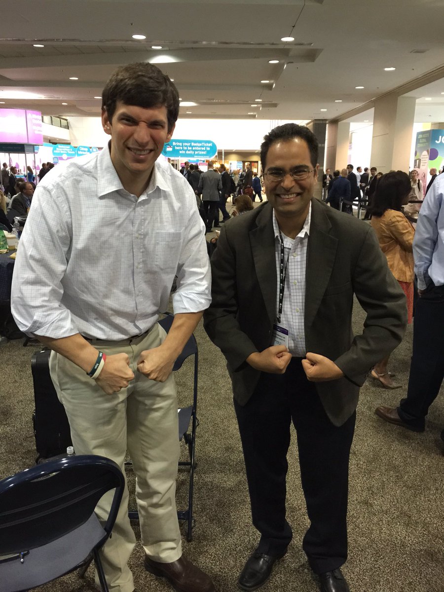 doctorpemm's tweet photo. #ASCO16 Awesome meeting w Dr David Fajgenbaum about future of #Castleman disease #CastlemanStrong #selfiewithpemm https://t.co/9SoRKXvuVV