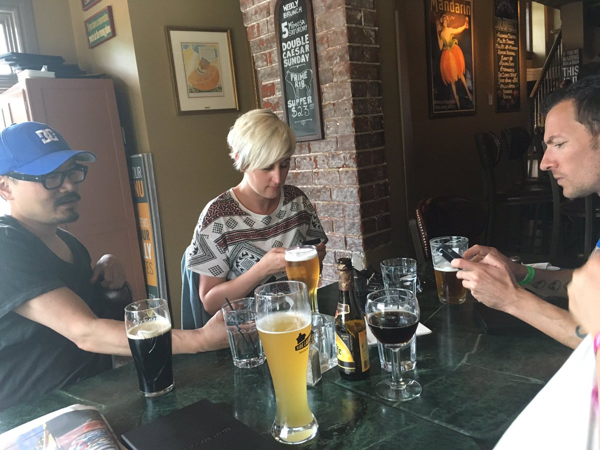 So far, our #FieldTripTO experience involves obsessively checking Twitter and the weather report for updates.