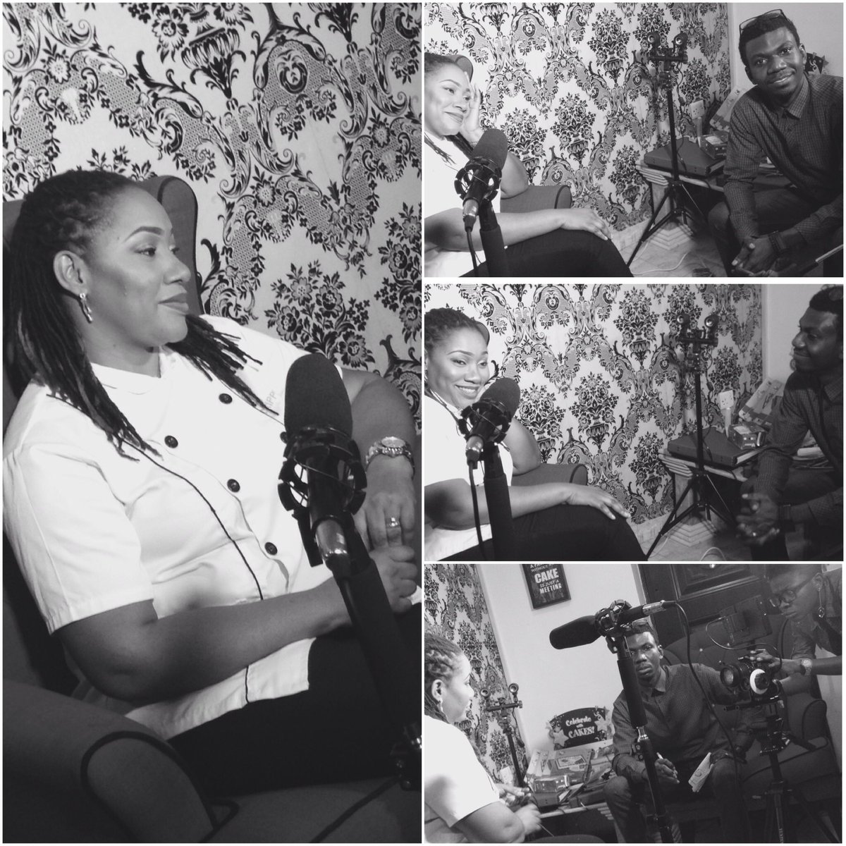 red_jacobs's tweet photo. Behind the Scene Picture #The60SecondInterview with #TarelaOkene @dripplescakes https://t.co/Fz3abmeNlk