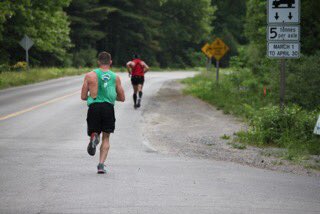 cranfam's tweet photo. @89Crandall approaching/passing the 15 km mark at the Turkey Point Road @SCRaceSeries #fullmarathon #running https://t.co/QaEPx05l8e