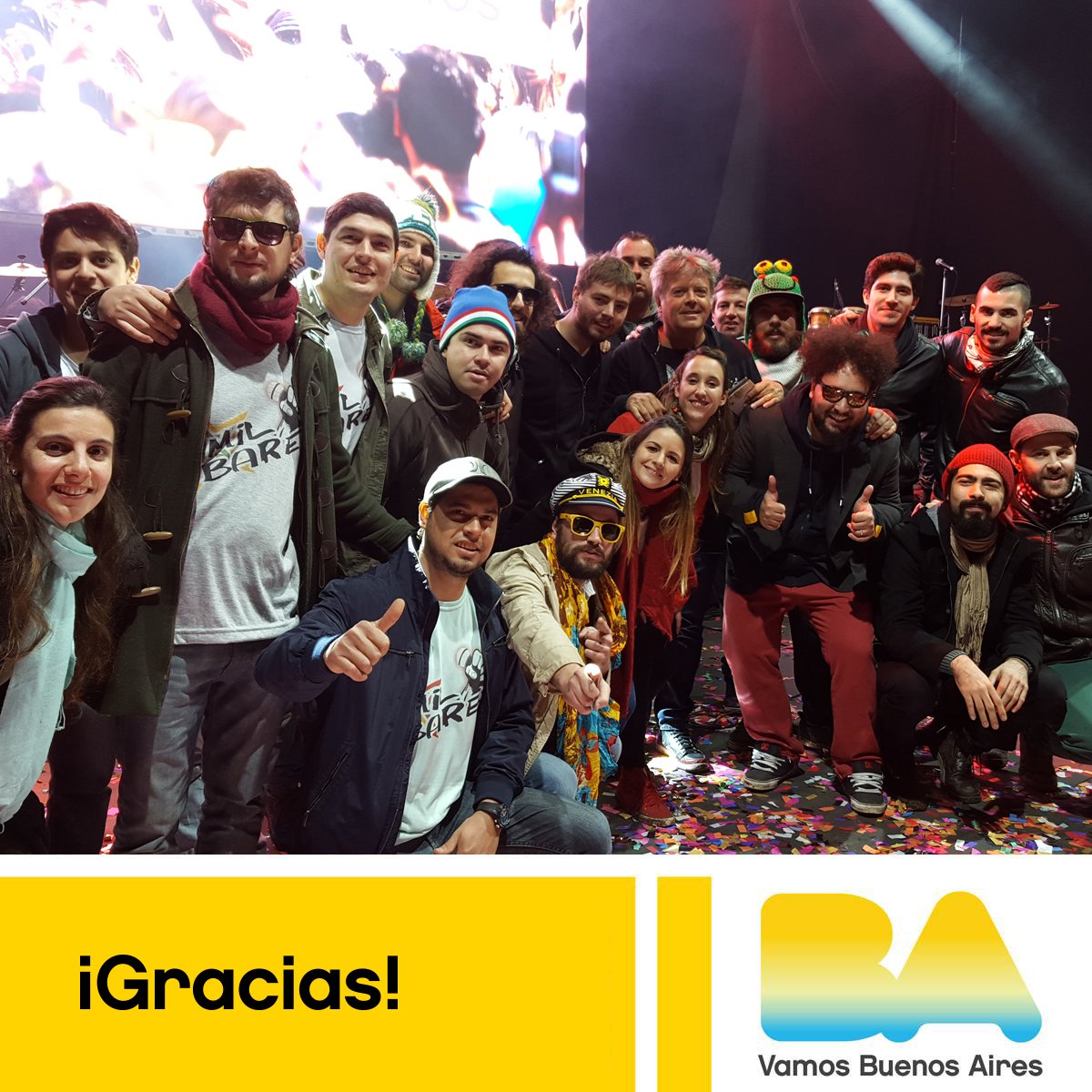 BAJoven's tweet photo. ¡Gracias! A todos los que asistieron y a las bandas que participaron del lanzamiento de #BandasxBarrios 2016! https://t.co/0zls5n17eY