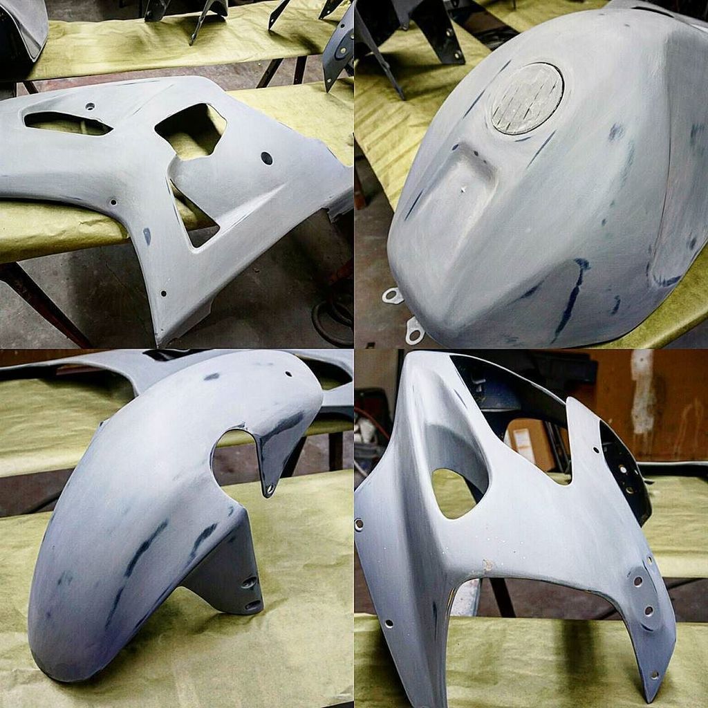 luminoussoc's tweet photo. Time to lay some color on this #suzuki #parts came in cracked and needing some #plasticsurgery, but we got it all t… https://t.co/9uLRkurGZp