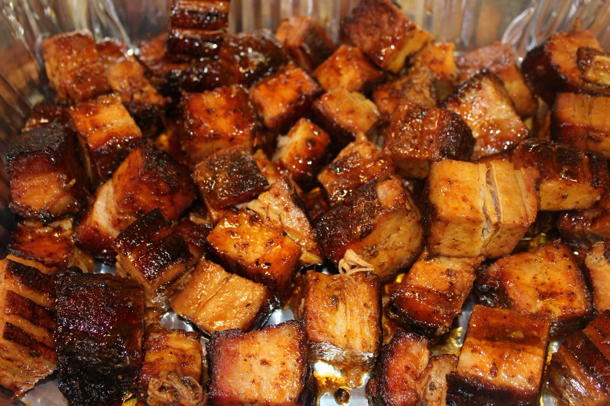 SmokinJim52's tweet photo. Pork belly burnt ends. Yup. https://t.co/vhtlsKest4