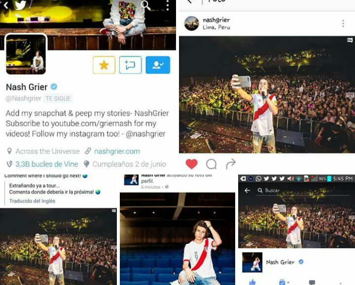 majongeles22's tweet photo. #NashIsPeruvian cambiate de residencia nomas 🇵🇪🇵🇪🇵🇪🇵🇪 no te olvides de traer a tu hermano 😝😋💜💜 @Nashgrier https://t.co/RIvWuQHmPJ