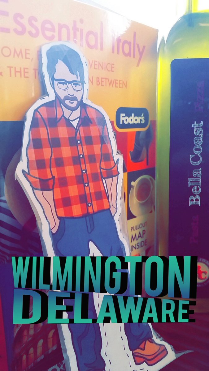 MrNix26's tweet photo. #HiddenAmerica and #Munchies led us to Food in Wilmington DE & Record Shopping. @jonahray. #FirstState #FlatJonah https://t.co/6ab3s9oQbW