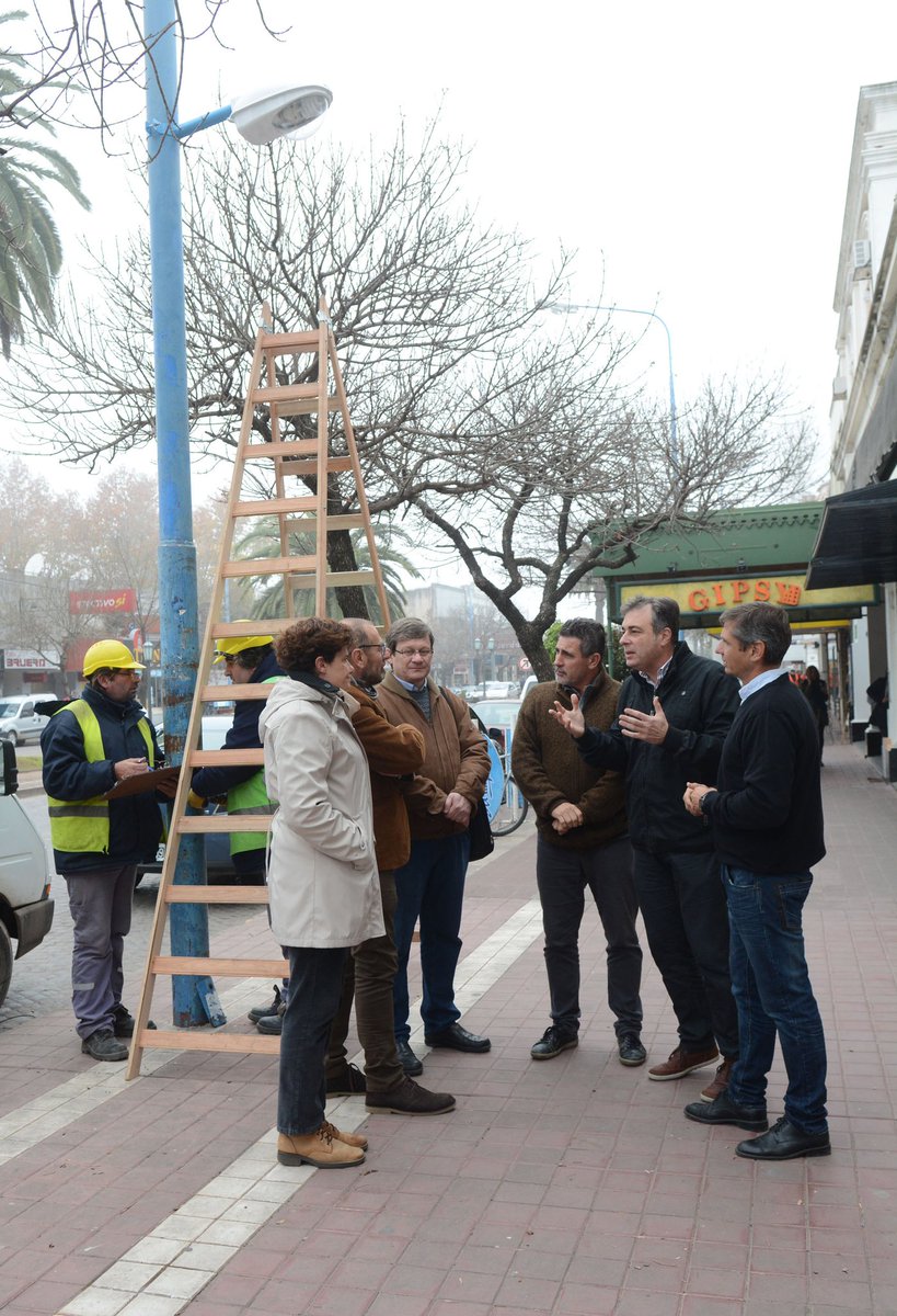 Recorrida por obra de iluminación Recorrida por obra de iluminación