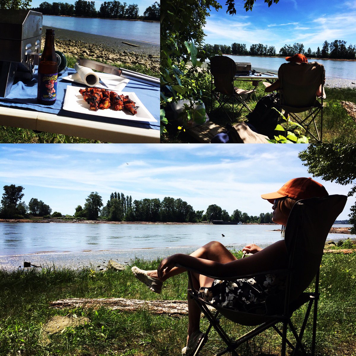 jizzlerz's tweet photo. Finishing off a #filthydirty #vcbw2016 #sundayfunday with bae #downbytheriver #explorebc #fraserriver #bbq 🌞🍻🏞😎 https://t.co/cBwd3BbcA2