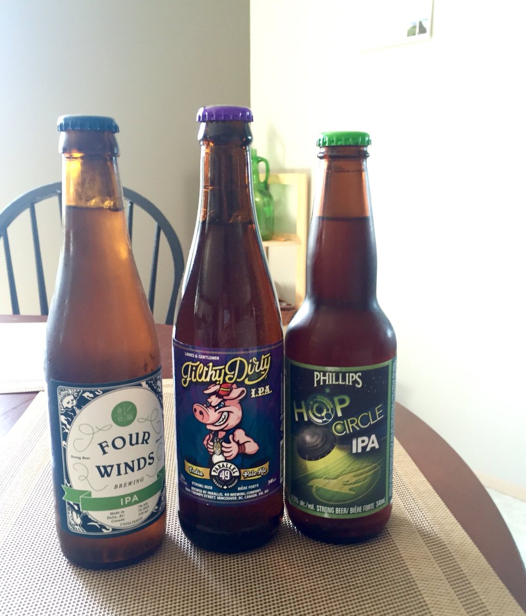 Coast2CoastBeer's tweet photo. BBQ time, which one of these tasty IPAs would you choose? @FourWindsBrewCo @Parallel49Beer @phillipsbeer https://t.co/1l2PYqBnHA
