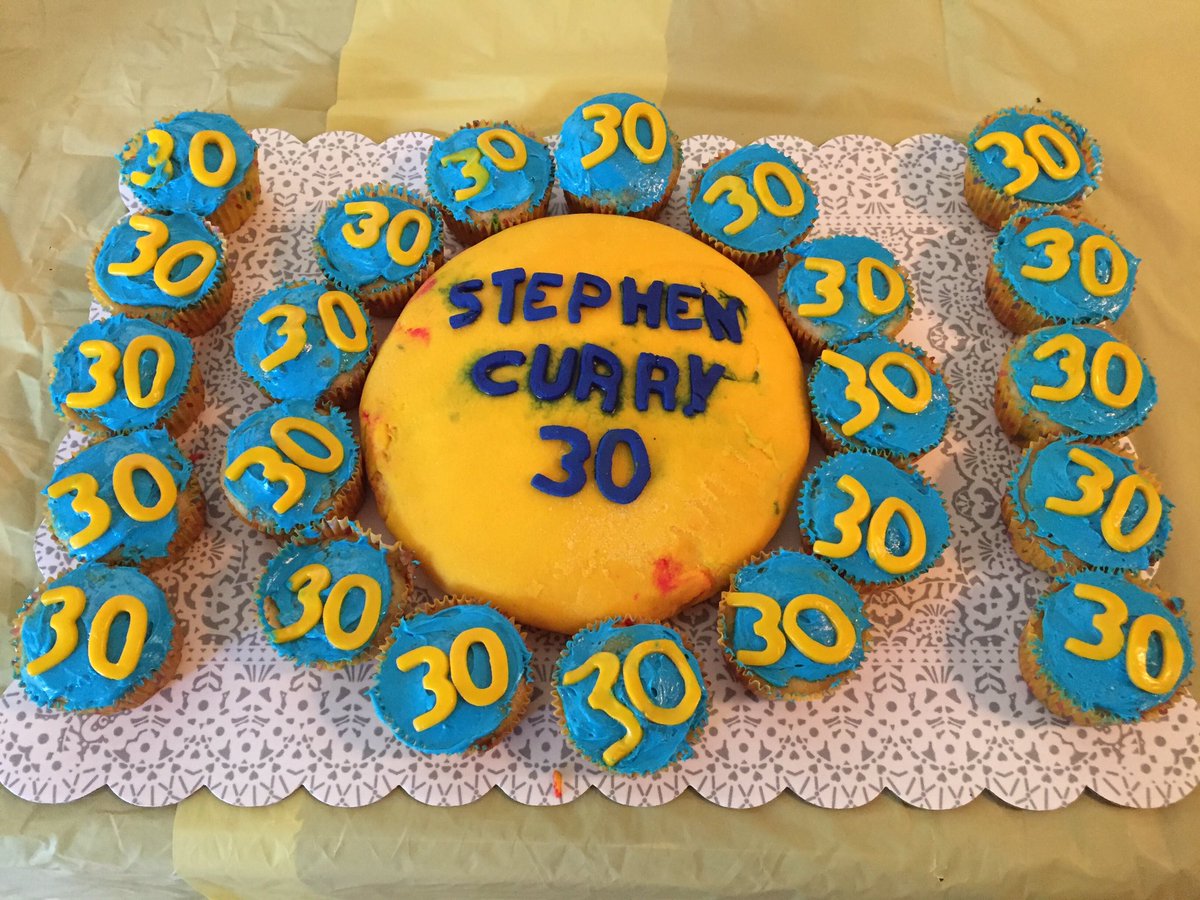 We made this for my son's birthday. Go Warriors!! #stephencurry30 #DubNation