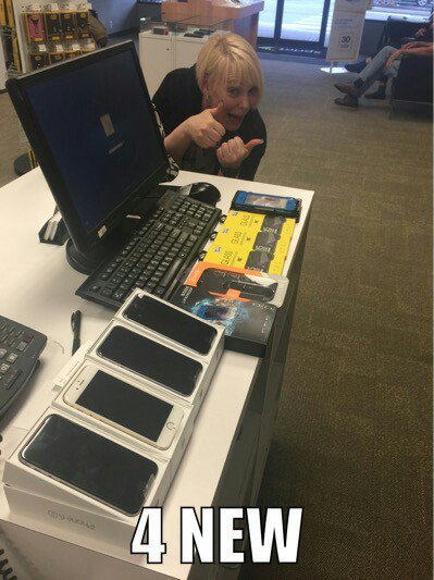 highwaterheller's tweet photo. That's a happy 4 line port from AT&amp;T!! 2 thumbs up for the Sprint Service!! @LauraMcLaugh96 @MucciRichard @humvee25 https://t.co/c7e5b6AKUK