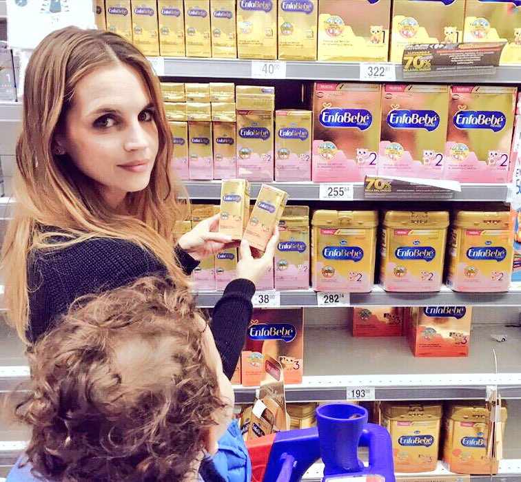 Terminando de hacer las compras en familia <a href="/EnfaBebe3/">EnfaMamá</a> 🦁💙