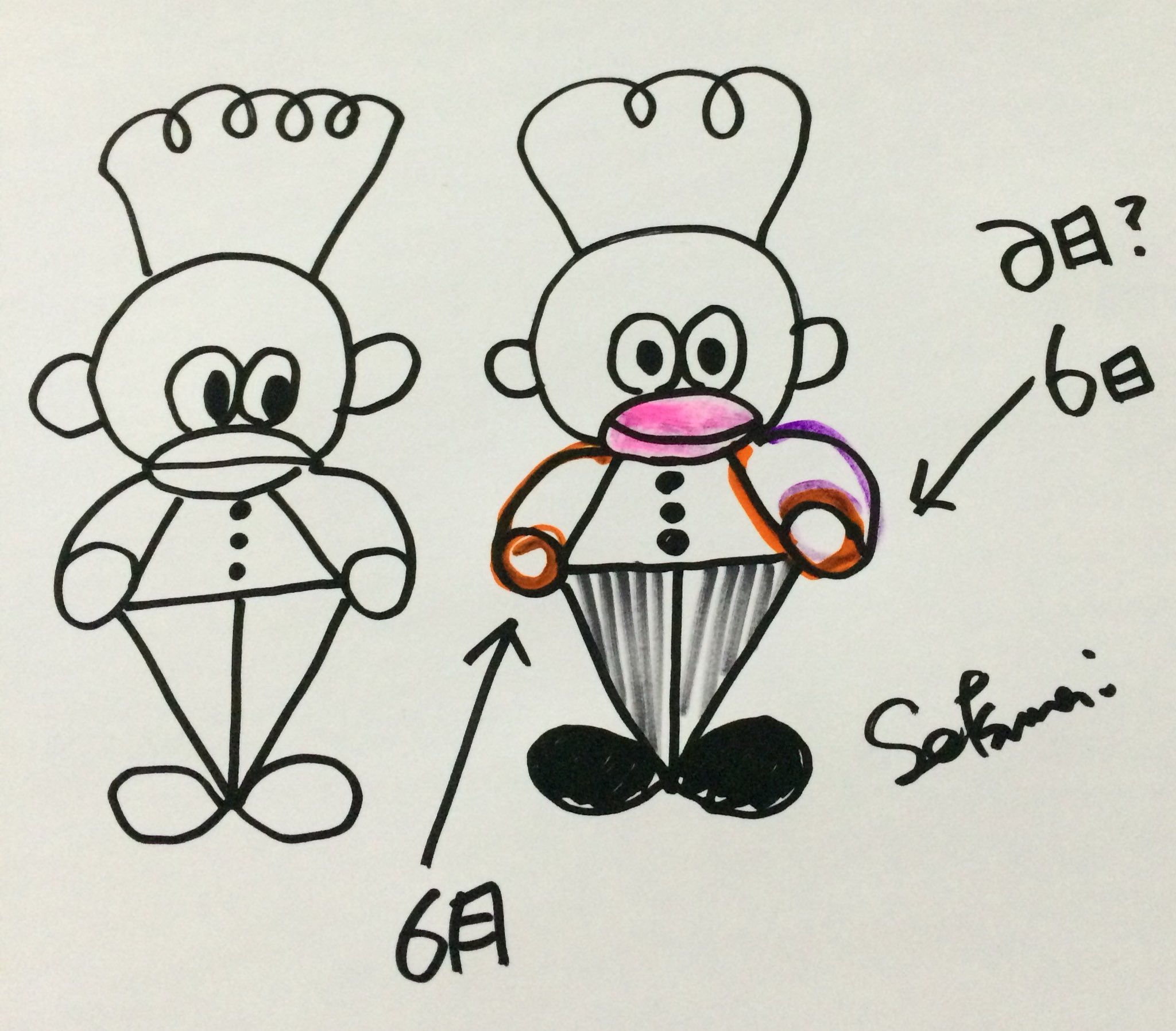 せつないオトナの会 Chobi69nroll そうよね 耳輪黒人て単にリアルぽく描いてあるだけで おしゃれだよねえーー コックさんは昔マンガでこのまま登場してたん見たけど あれなんだったかな 玖保キリコのやつだったかな なんかこの絵描き歌を載せた本