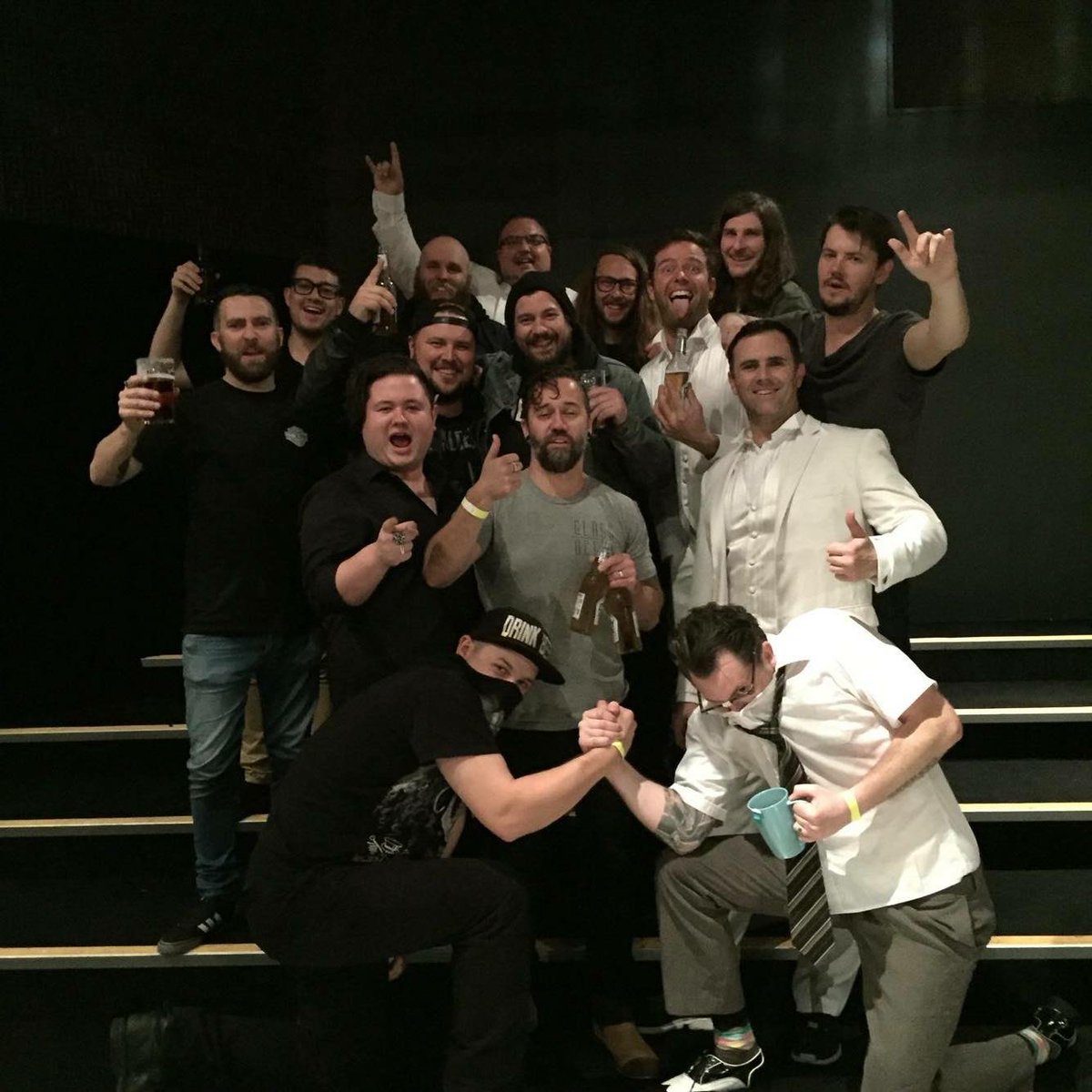 Hammers_'s tweet photo. #thrustmachine tour all done! Cheers to @rickdband @gladstoneband @DrColossusAus for the fun times! #aussierock https://t.co/kyJ1EuibVG