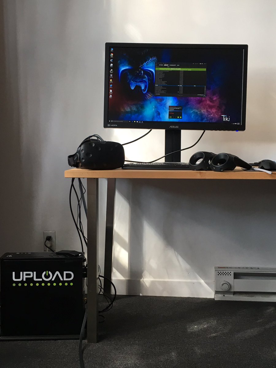 UploadVR's tweet image. HUGE thank you to @htcvive for supporting our #VRWorkshop so that our students are able to test their games! #VR