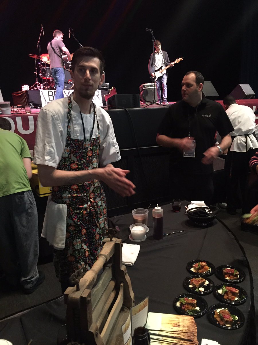 Great time at the F&amp;W Fest today. Thanks to my team and everyone who came out to support! #bestofthebest