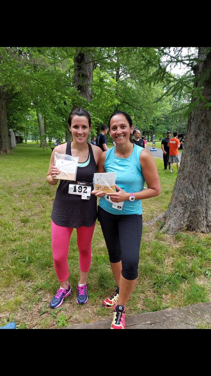 3rd overall female! WHAT?!? Run for Food 10k.