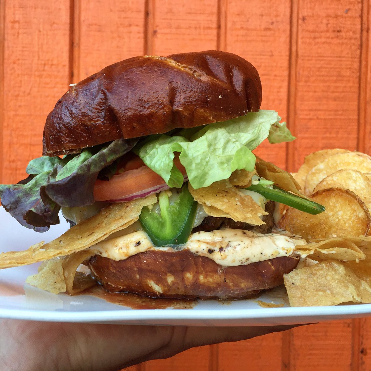 katlevitt's tweet image. The @hellmanns Burger Route is in full effect! Find 🍔’s at bit.ly/1OfjXiu #BurgerRouteContest #ad