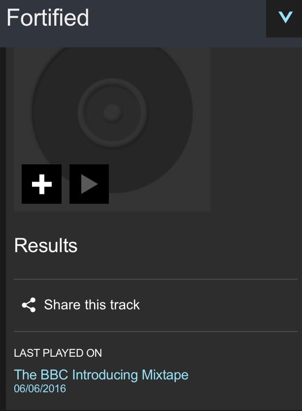 Massive thank you to @freshnet for playing Results on @BBC6Music 👊🏼👊🏼 #BBCIntroducing #bbcintroducingmixtape
