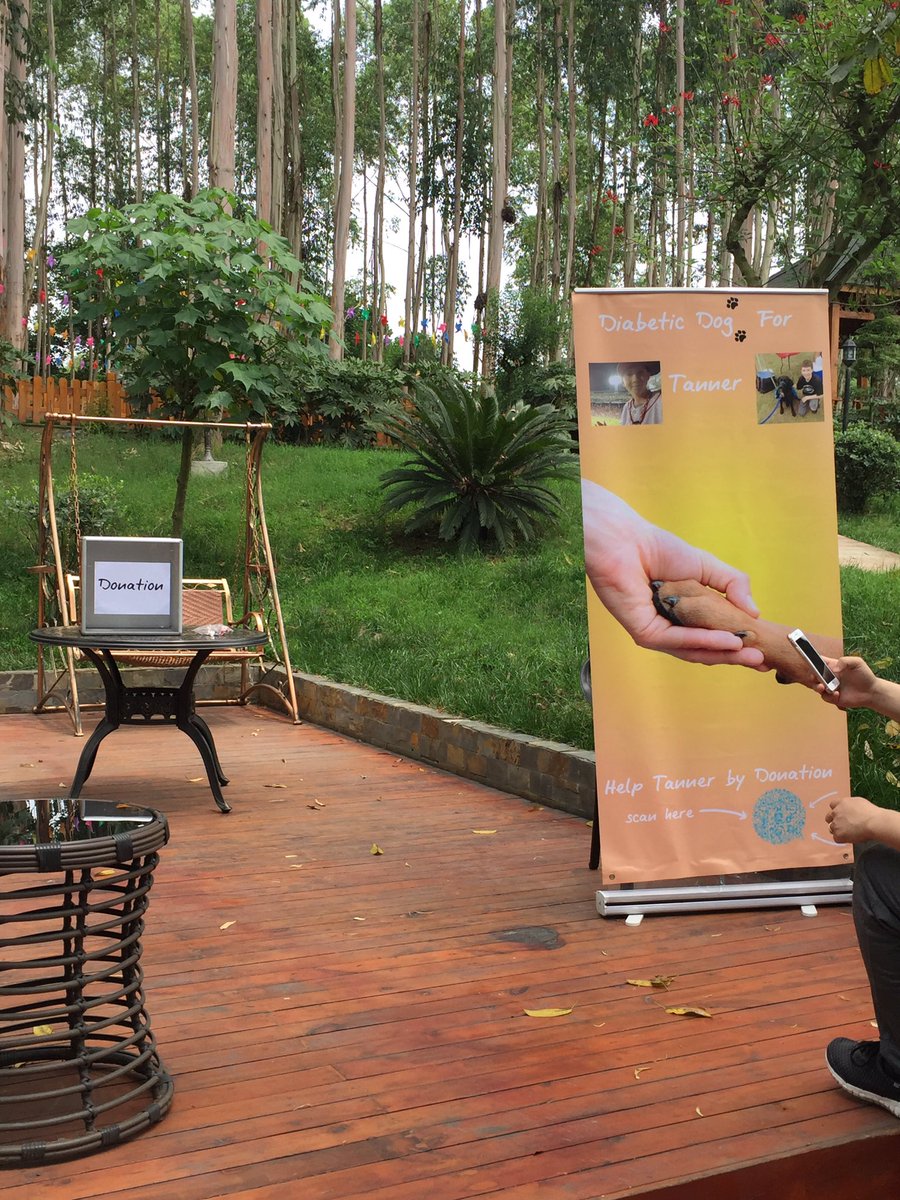 mikezolla's tweet image. Even in Chengdu we are raising money for Tanner #EOS2GETHER