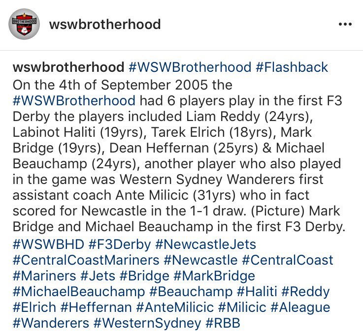 WSWBrotherhood's tweet photo. On the 4th of September 2005 the #WSWBrotherhood had 6 players play in the first F3 Derby. #CCMvJETS #WSWBHD #WSE https://t.co/7klx4X1CV1