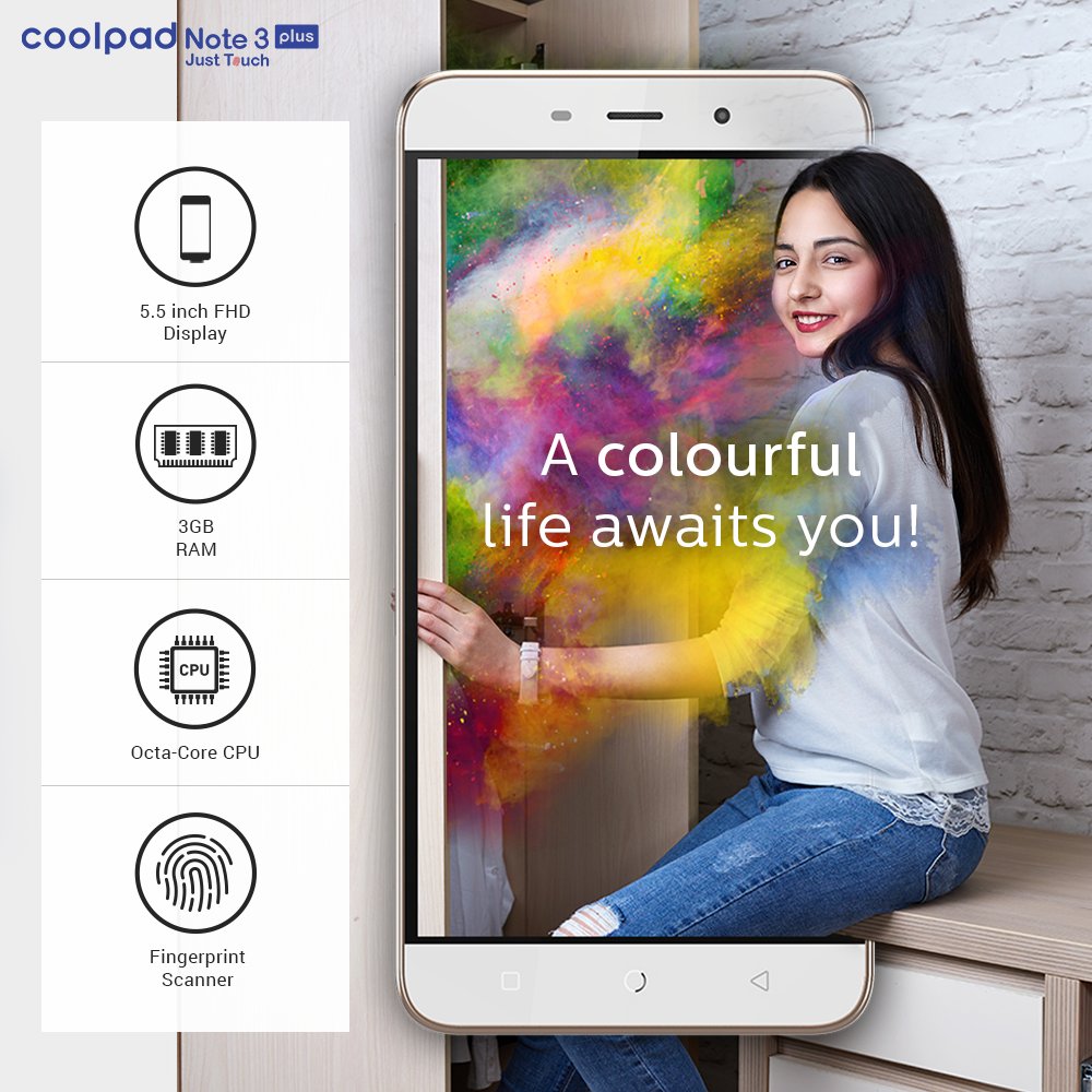 CoolpadInd's tweet photo. #CoolpadNote3Plus captures lifelike images from the palm of your hand! Buy NOW. Visit https://t.co/PKgwuiaWjV https://t.co/5MoWvSgMEL