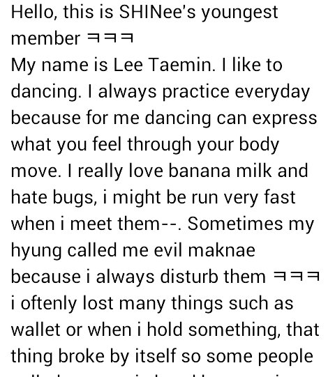 teaminaet's tweet photo. @StarryNightRP_ hello, im Lee Taemin from SHINee. 18 July 1993. Want to join #StarryFamily https://t.co/HEDzErrme3