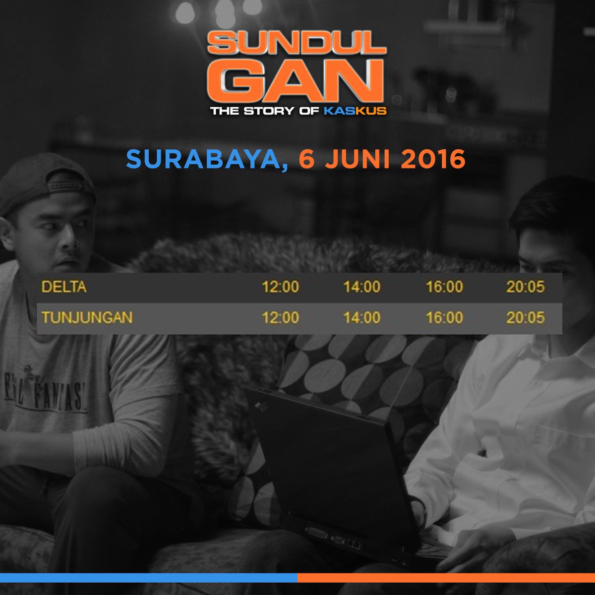 Jadwal tayang Sundul Gan di XXI SURABAYA hari ini, 6 Juni 2016. Yuk #SundulSerentak