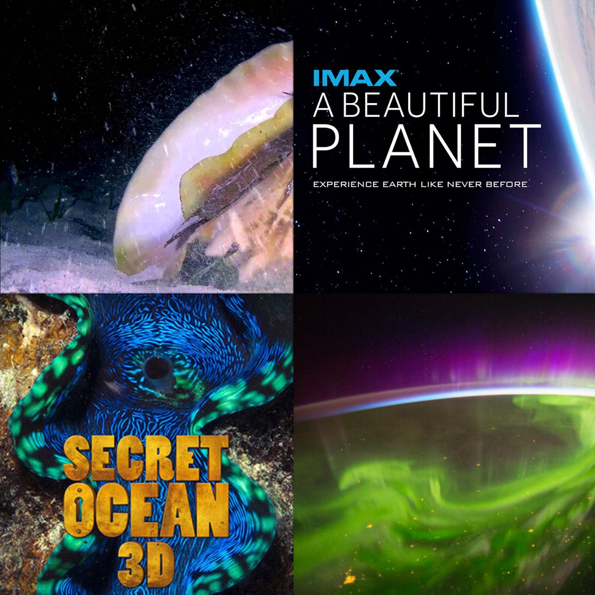 TWoSEdm's tweet photo. Show times throughout the day, enjoy from outer space to bottom of the ocean! #ABeautifulPlanet #SecretOcean https://t.co/VnQPPFNw8H