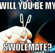 LifesGr8t's tweet photo. Will you be my swolemate? https://t.co/ZETNyI58y5