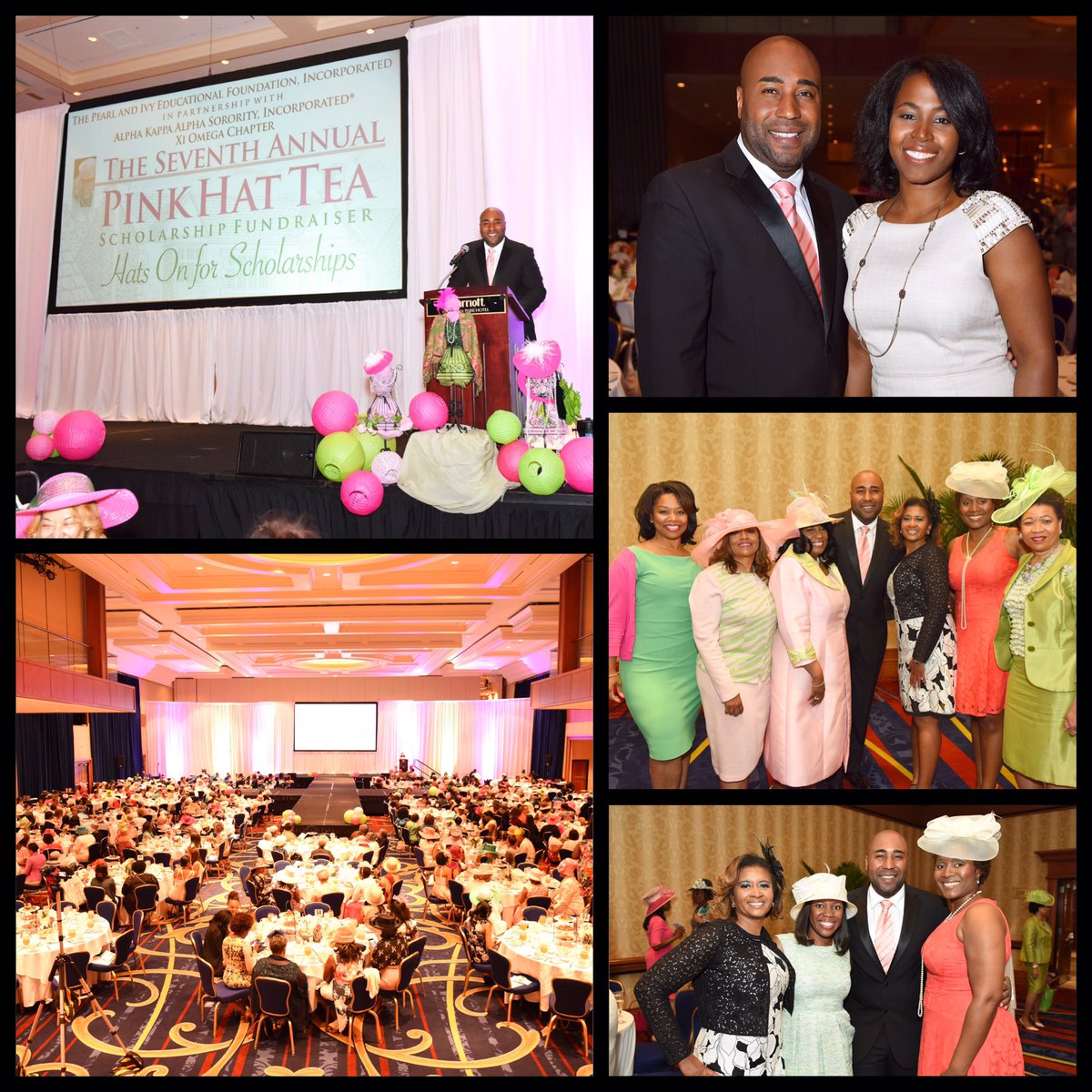 shomaristone's tweet photo. It was a pleasure to MC 
@akaxo #PinkHatTea Scholarship Fundraiser. @PIEF_DC. @nbcwashington. Pics: @MsRDione https://t.co/6HoUrmltBN