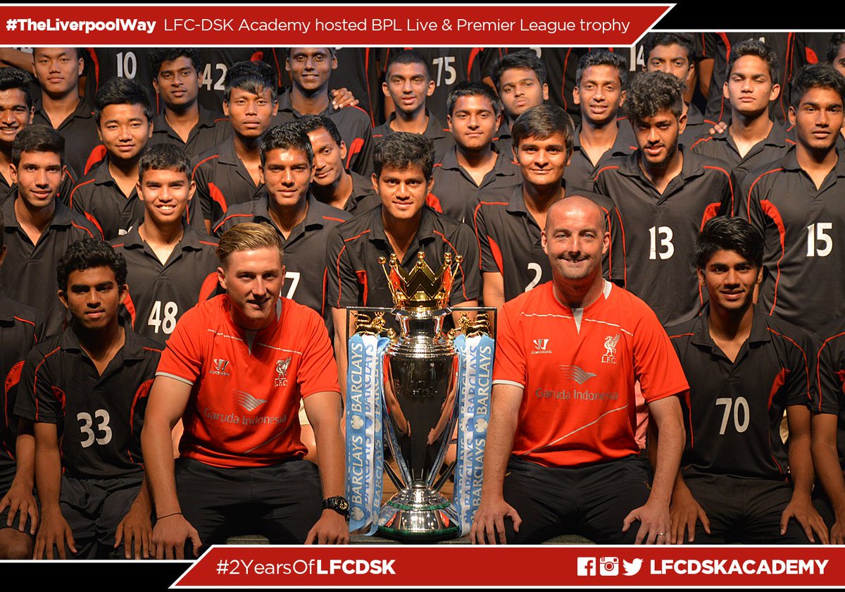 dskacademy's tweet photo. @lfcdskacademy hosted the @premierleague trophy back in Dec 2014 as  part of BPL Live event #YNWA #TheLiverpoolWay https://t.co/fRGQiF4nwX