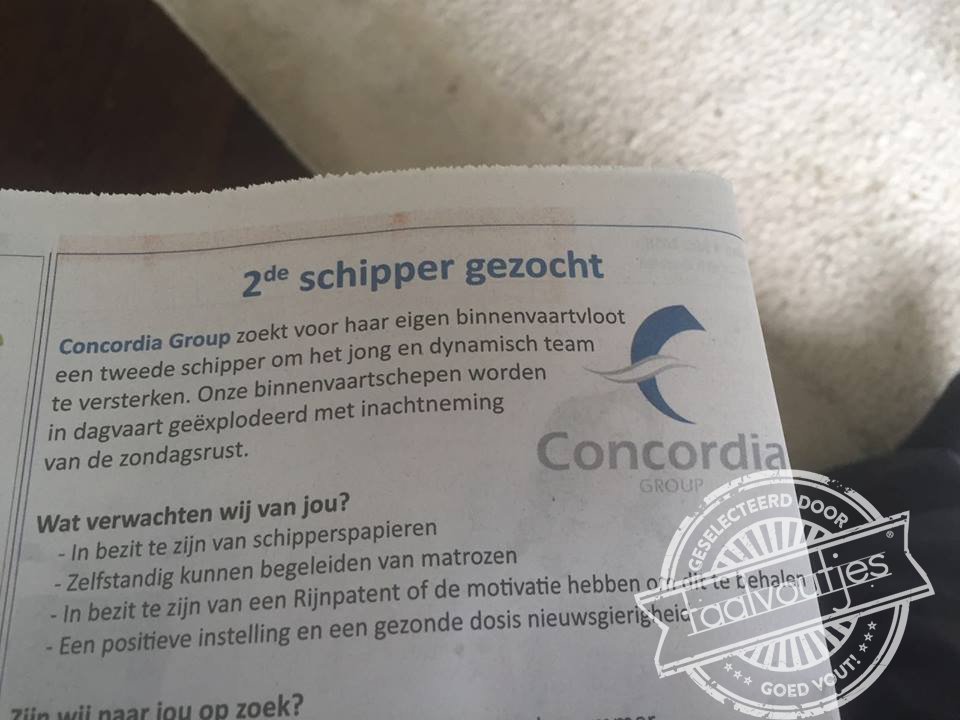 Zes dagen per week knallen dus! #taalvout

(Met dank aan Sander Jongejan!)