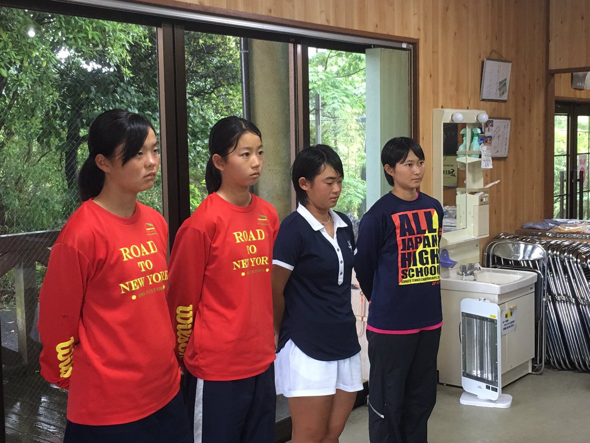 鹿児島県テニス協会 Twitterissa 鹿児島県国体予選 少年少女 最終日 女子 代表選手 1 大津 あかり 鳳凰高 2 川畑 香織 鳳凰高