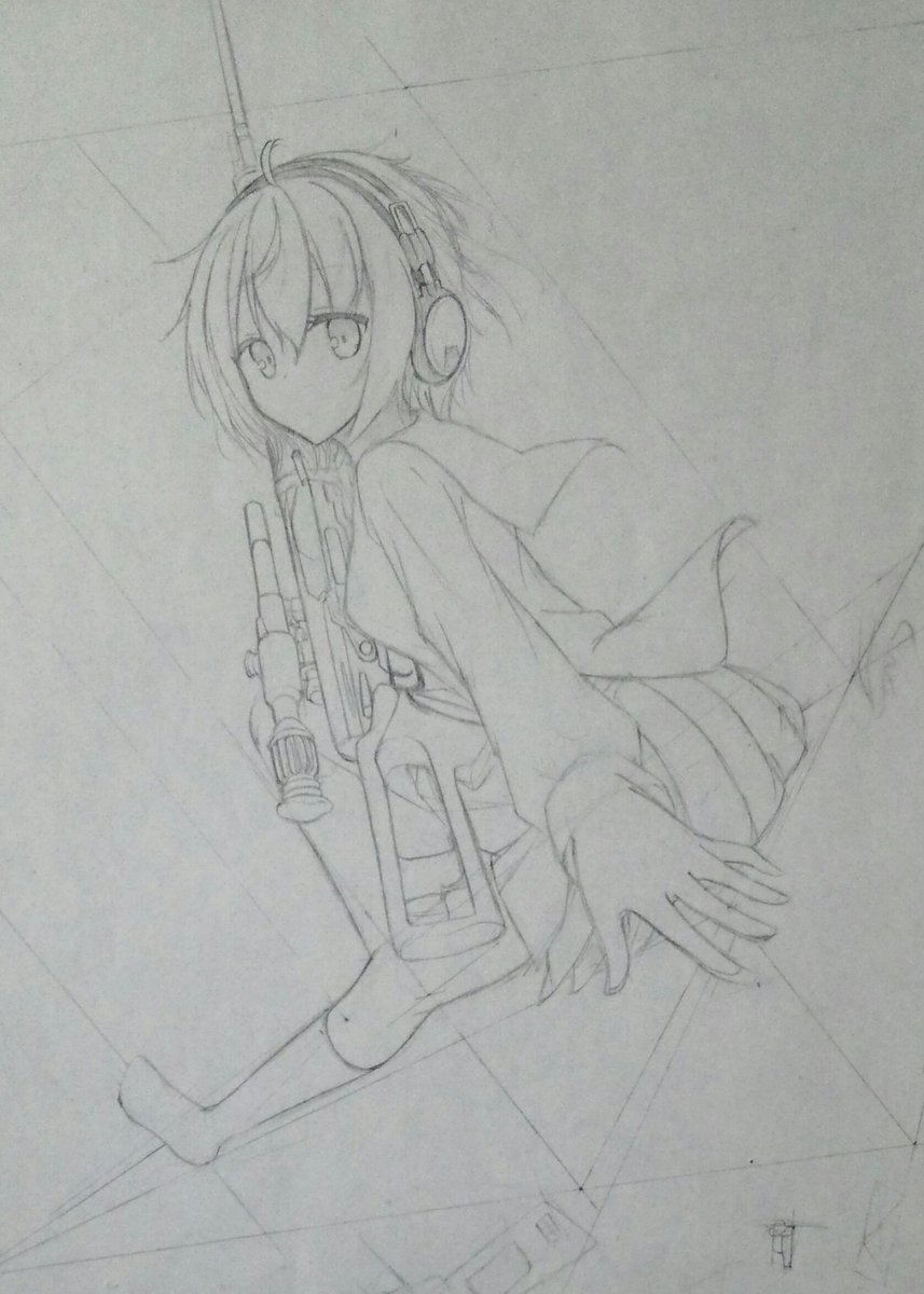 ちょっと前に描いたレキと最近描いた文香さんをあげます 