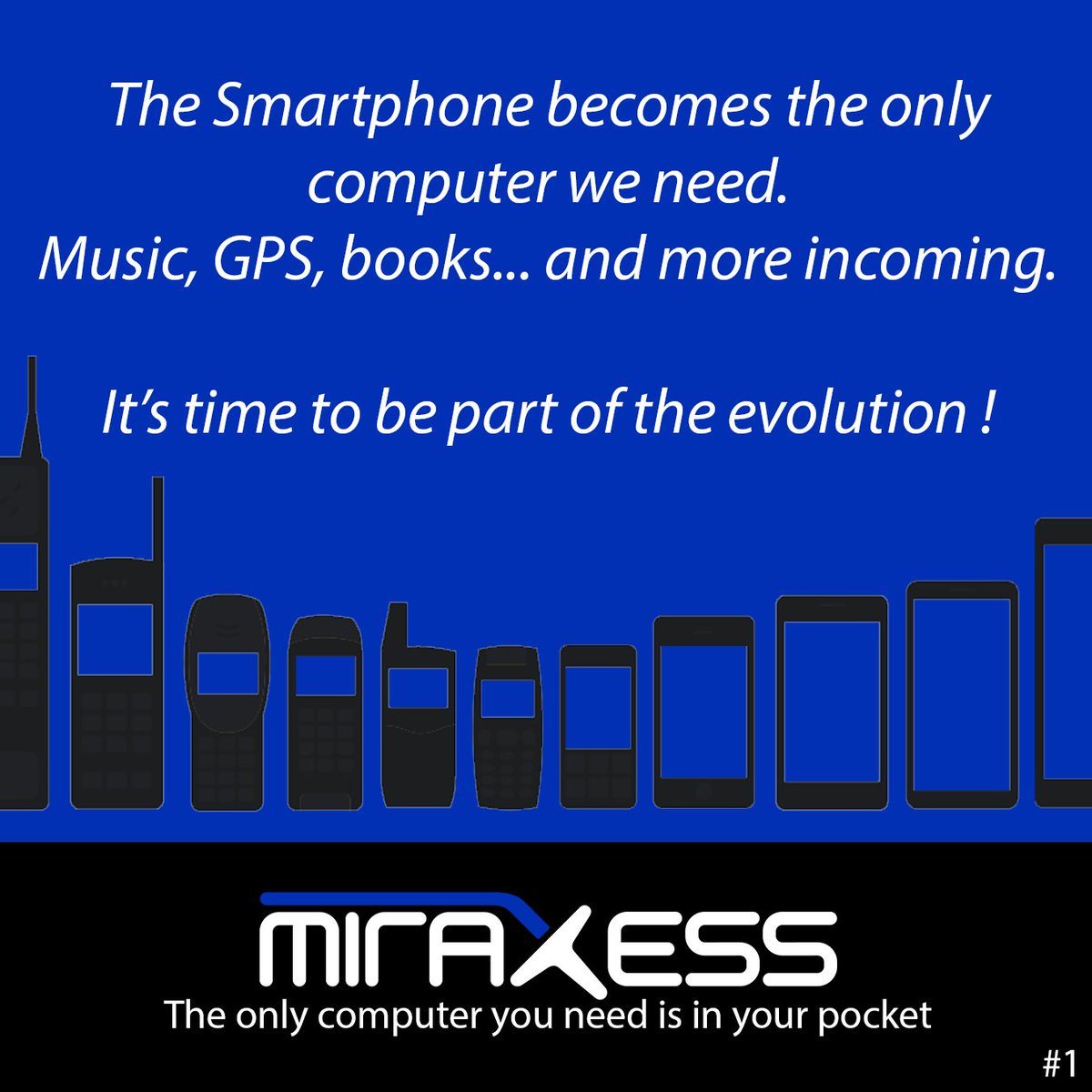 Miraxess's tweet image. #TomorrowTech #1 How do you see the future of #Smartphone ? 
#Miraxess #Continuum #Laptop #Convergence #Computex