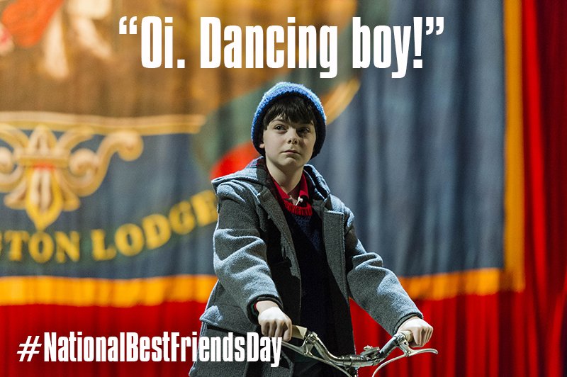 BillyElliotUK's tweet photo. Tag your favourite dancing boy or girl to wish them a happy #NationalBestFriendsDay! https://t.co/4e3xBG1tkd