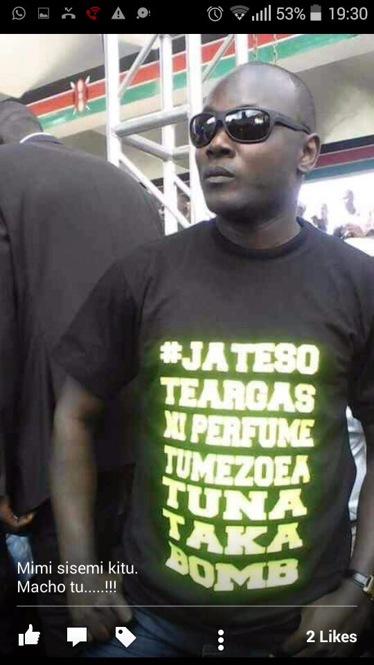 Hahaha kenyans are just unapologetically humorous!  #TeargasMonday #jateso