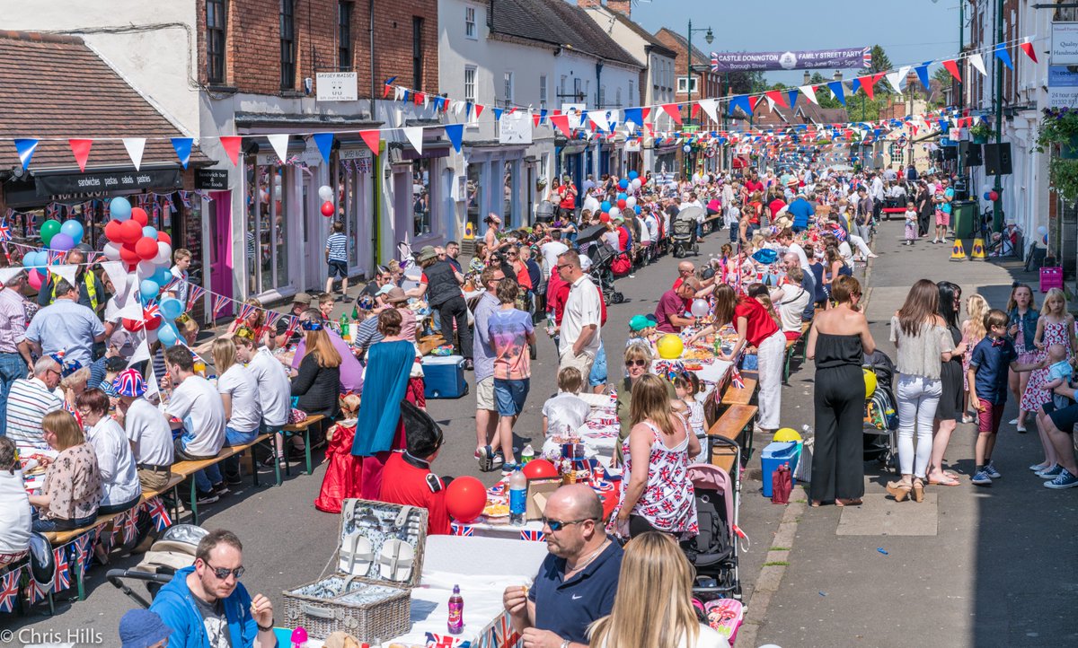 Great day at the Queens 90th birthday street party in Castle Donington yesterday.