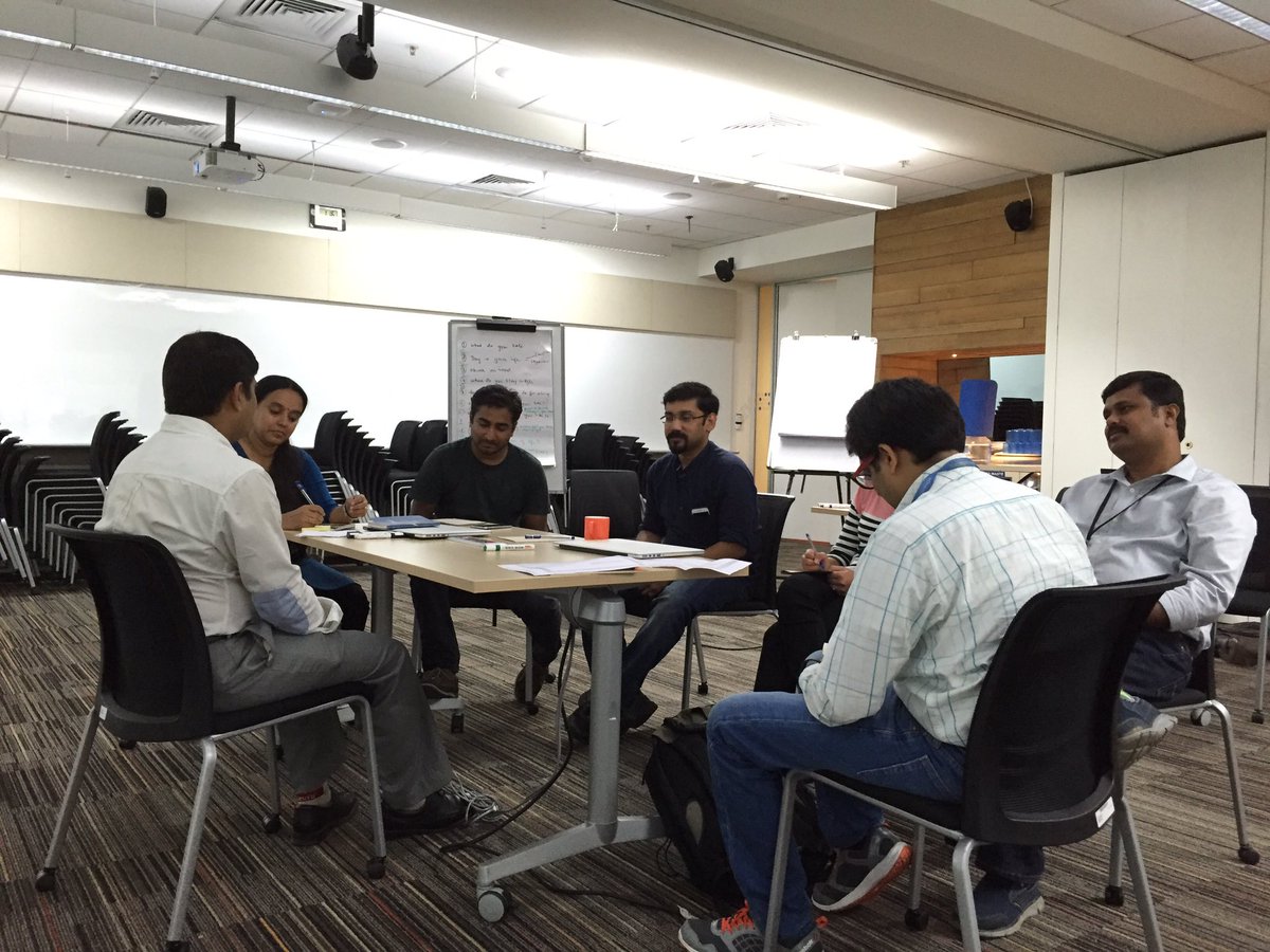 IntuitIN's tweet photo. The #IntuitLEAP teams at @IntuitIN urging people into action.But before that, learning #D4D principles by practicing https://t.co/9RGDg2DSja