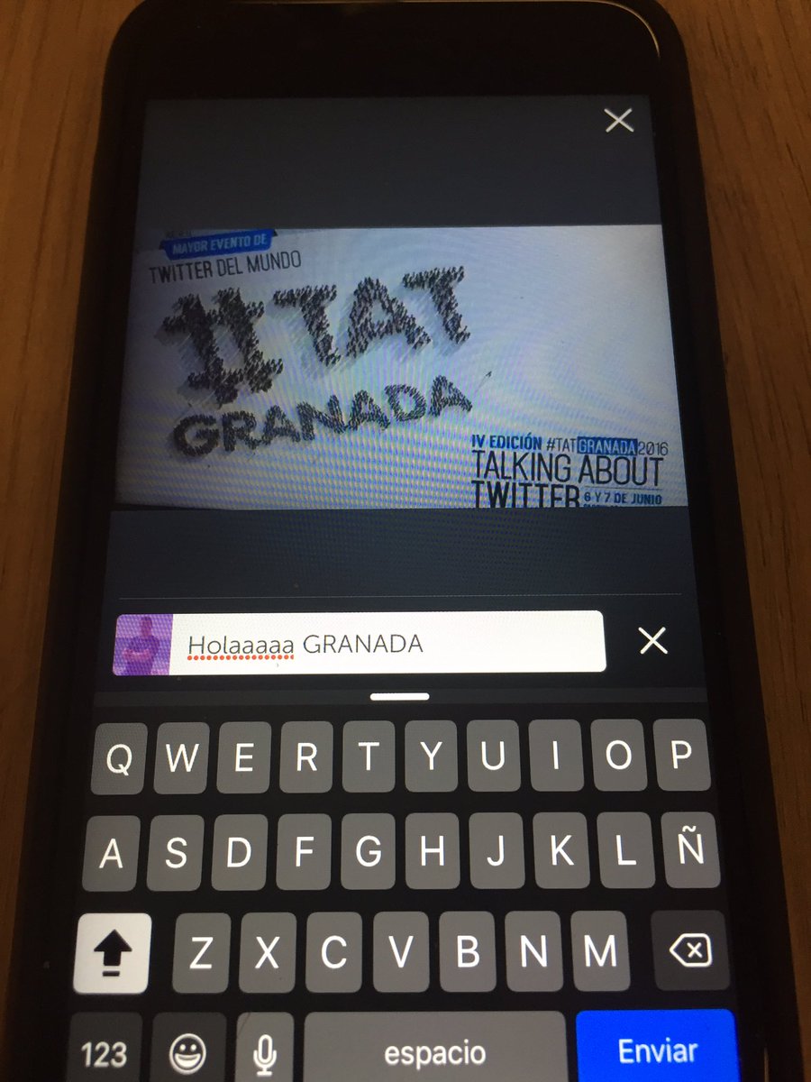 josetes112's tweet photo. Y #Periscopeando vamos a #TATGranada16 veras veras @TATGranada https://t.co/3vMLHFA7VW