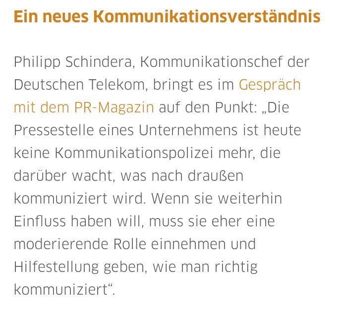 frankzdeluxe's tweet photo. Aus für "Kommunikationspolizei" in Unternehmen. @pr_magazin @lautenbachsass @schindera @prjournal @deutschetelekom https://t.co/mFOsR3aVsS