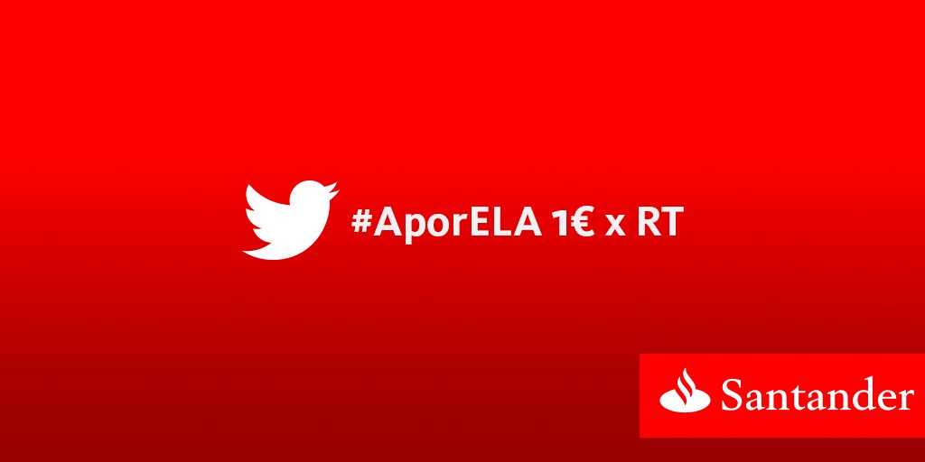 Un año más la #Cuenta123 apoyando la lucha contra la ELA. 1€ por cada RT #AporELA #TATGranada16 @Fundela1