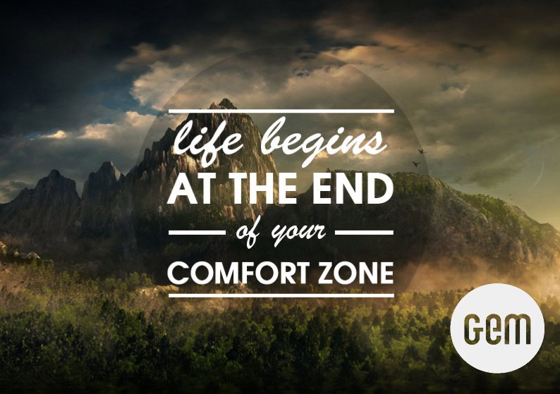 It is only by stepping out of your comfort zone that you can really see what you are made of! #mondaymotivation
