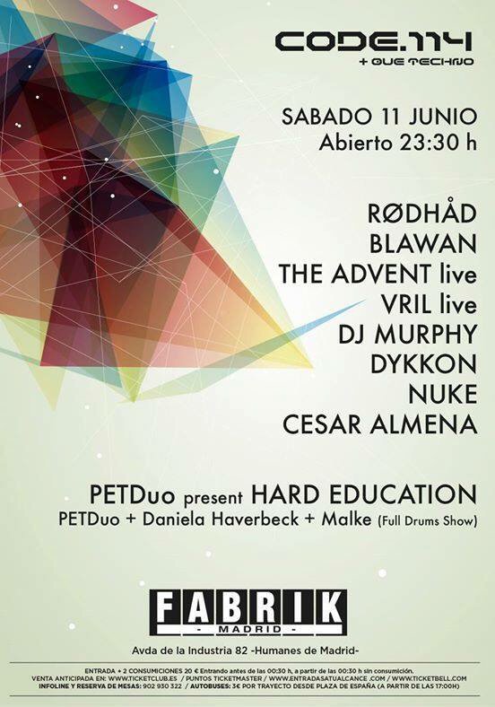 fabrikdiscoteca's tweet photo. 4 Sorteo Code 114 !! #LoQueViene 
RT y ven a bailar Techno con nosotros 😊 https://t.co/jYv2saCjNb
