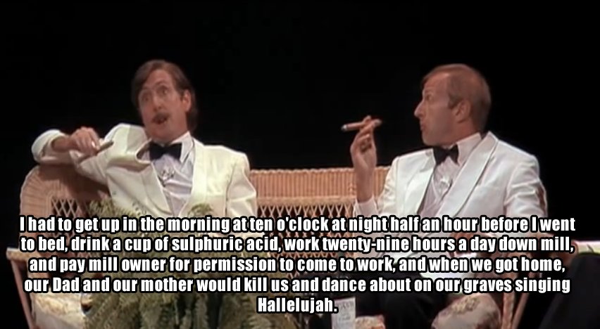 david j hodder on Twitter: &quot;.#MalcolmWasSoPoor He Was Too Poor To Be  Included In Monty Python&#39;s Poor Skit #auspol #ausvotes #Luxury #strugglest…  &quot;