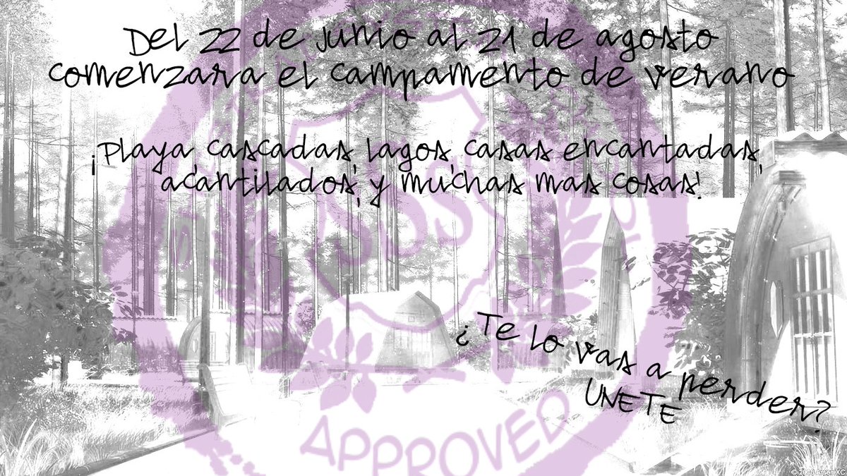 OS RECORDAMOS QUE FALTAN 16 DIAS PARA LE CAMPAMENTO. 

¿AUN NO TE HAS UNIDO? 

¡HABLA CON NOSOTROS ENTONCES!

#SSS
